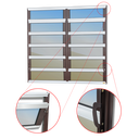 Ver imagem 2 de Basculante Alumínio 2 SEÇÕES120 X 240 Elite V.Refl.Mix Corten Brimak