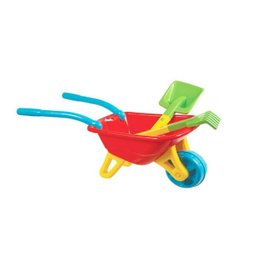 Carriola Carrinho De Mão Praia Infantil Dobrável Com Acessório Criança Vermelho - 1