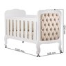 Berço Imperial Capitone Alto padrão Quarto Bebe - 2