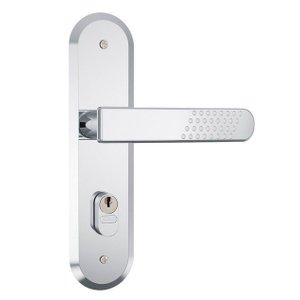 Fechadura Porta Externa Inox Cromada Standard 1801/21 Stam