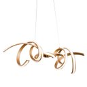 Ver imagem 2 de Pendente Fluire Dourado 100cm 45w 3000k - Re006 - Bella