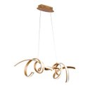 Ver imagem 1 de Pendente Fluire Dourado 100cm 45w 3000k - Re006 - Bella