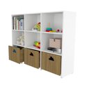 Ver imagem 4 de Estante de Nichos com Baús Nuvem Scott MDF 170cm Branco Woodcore