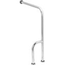 Ver imagem 1 de Barra De Apoio Para Sanitário Chão Parede 80x60cm Direita