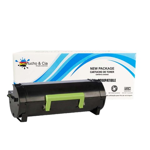 Toner Comp 50f4x00 Ms410 Ms415 Ms510 Ms610 Black 10k