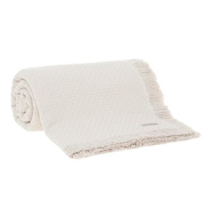 Colcha Super king In Design com Franja Bege - Buddemeyer