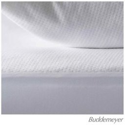 Protetor de Colchão Queen Malha Impermeável com Elástico Branco - Buddemeyer - 3