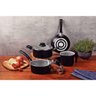 Jogo de Panelas Tramontina Turim em Alumínio Antiaderente Starflon Max 4 Peças Cor:preto - 2