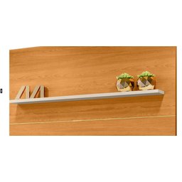 Estante Piso-teto Interlagos para Tv de até 65 Polegadas - Cinamomo/off White - Madetec - 7