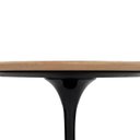 Ver imagem 3 de Mesa de Jantar Tulipa Saarinen Redonda 90cm Tampo Freijó Base Preta