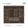 Guarda-Roupa Casal 8 Portas Ele e Ela Santos Andirá - 3