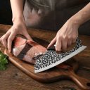 Ver imagem 7 de Faca de Cozinha em Aço Inoxidável para Cortes de Carne e Vegetais