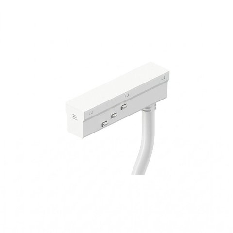 Alimentador 6 Vias Stella para Trilho S.Line 24V Branco