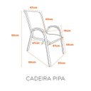Ver imagem 2 de Cadeira Empilhável para Área Externa Piscina Varanda Pipa Fratini