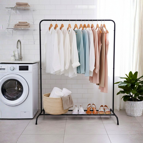 Arara Roupeiro Guarda Roupa Grande Portatil Cabideiro Roupas Sapateira Organizador Multiuso Armário