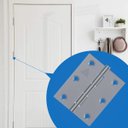 Ver imagem 5 de Dobradiça para Porta Portão Madeira Aço Zincado 3.1/2" | Aliança | Kit 02 Un