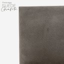 Ver imagem 1 de Cabeceira Pétala 120cm para Cama de Solteiro:suede Grafite