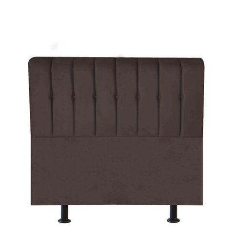 Cabeceira para Cama Box Solteiro 90 Cm Kiara:marrom
