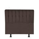 Ver imagem 1 de Cabeceira para Cama Box Solteiro 90 Cm Kiara:marrom