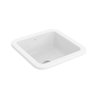 Cuba de Sobrepor Quadrada Branca 34x34cm - Deca - 1