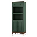 Ver imagem 1 de Torre Quente Cozinha Forno e Microondas Laca Verde Musgo