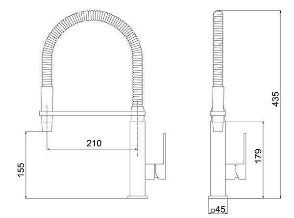 Misturador Monocomando para Cozinha - Lorenzetti - 3