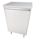 Ver imagem 1 de Armário com Bancada Balcão Multiuso MDF Puxador Perfil 54cm