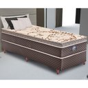 Ver imagem 1 de Cama Box Conjugado Solteiro com Colchão 88x71x188 Opala Gazin Cr35332 Marrom