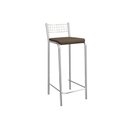 Ver imagem 1 de Banqueta de Cozinha Gênova 1b705cr Aço 1 Un Cromado/suede Cappuccino - Kappesberg