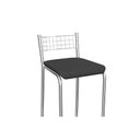 Ver imagem 5 de Banqueta de Cozinha Gênova 1b705cr Aço 1 Un Cromado/suede Cappuccino - Kappesberg