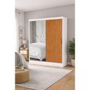 Ver imagem 1 de Guarda Roupa com Espelho e 2 Portas Sapphire -grand Line