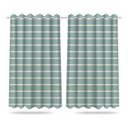 Ver imagem 1 de Cortina Infantil Listrada Verde Tecido Premium 2,60x1,50m