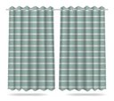 Ver imagem 1 de Cortina Infantil Listrada Verde Tecido Premium 2,60x1,50m
