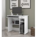 Ver imagem 2 de Mesa para Computador Viena 1 Gaveta Space Cor Branco - Jm Casa Dos Móveis