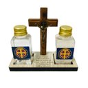 Ver imagem 5 de Kit Sacramental Medalha de São Bento - Água Sal e Crucifixo Fornecedor 30 4031