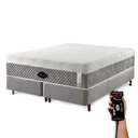 Ver imagem 1 de Colchão Casal LATEX FOAM De Látex Híbrido Médio Kit Spa 138x188cm