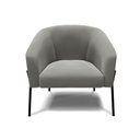 Ver imagem 5 de Cadeira Sala de Jantar Pé de Ferro Preto Kit 2 Stella Suede D03 - D’Rossi