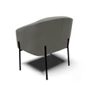 Ver imagem 4 de Cadeira Sala de Jantar Pé de Ferro Preto Kit 2 Stella Suede D03 - D’Rossi