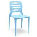 Ver imagem 1 de Cadeira para Cozinha Área Gourmet Jardim Empilhável Larsen P03 Azul Celeste - Lyam Decor