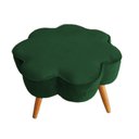 Ver imagem 3 de Puff Decorativo Pés Palito Aurora Veludo - Estopar Puff Aurora Veludo Veludo Verde
