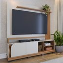 Ver imagem 2 de Estante Painel para Tv 75 Pol Madrid C05 Off White Matte/freijó - Mpozenato