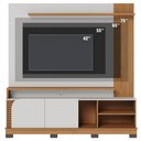 Ver mais imagens de Estante Painel para Tv 75 Pol Madrid C05 Off White Matte/freijó - Mpozenato
