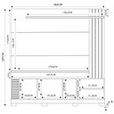 Ver imagem 4 de Estante Painel para Tv 75 Pol Madrid C05 Off White Matte/freijó - Mpozenato