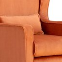 Ver imagem 4 de Poltrona Decorativa Aurora Balanço Vovo Veludo Terracota- Fm