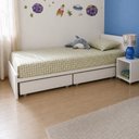 Ver imagem 3 de Caixa Baú Gaveta com Rodízios para Brinquedos para Cama