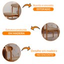 Ver imagem 5 de Conjunto com 2 Cadeiras Noronha em Madeira Maciça para Sala de Jantar Moderna Mobília