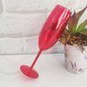 Taça Para Espumante Champagne 280ml Poliestireno Vermelho Translúcido Ou - 5