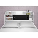 Ver imagem 4 de Cabeceira Box Casal Elisa Branco ou Branco/Preto