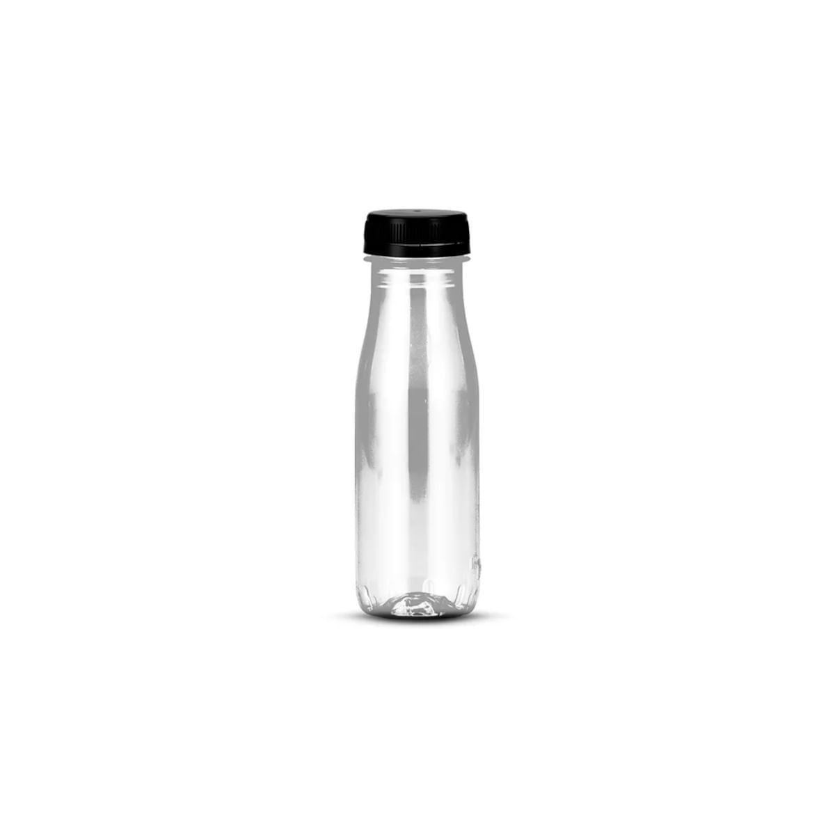 70un Garrafa Pet Plástica Transparente com Tampa 200ml G3520 Galvanotek ...