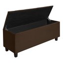 Ver imagem 3 de Baú Recamier Bali Cama Casal 130cm Quarto Sala